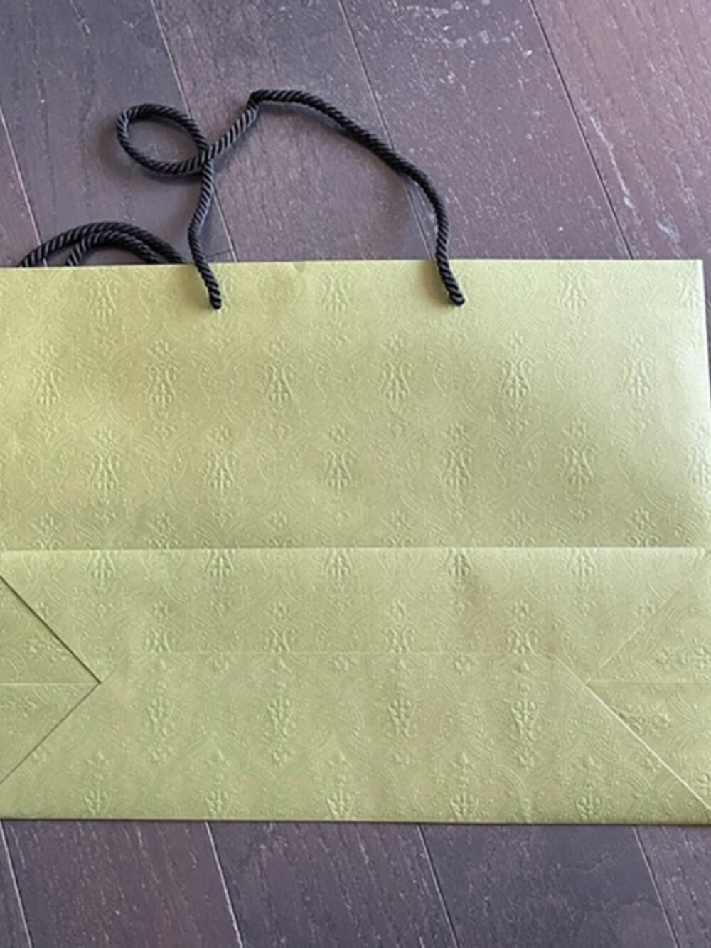 Gucci green black shopping bag empty tote decoration storage large - Picture 3 of 4